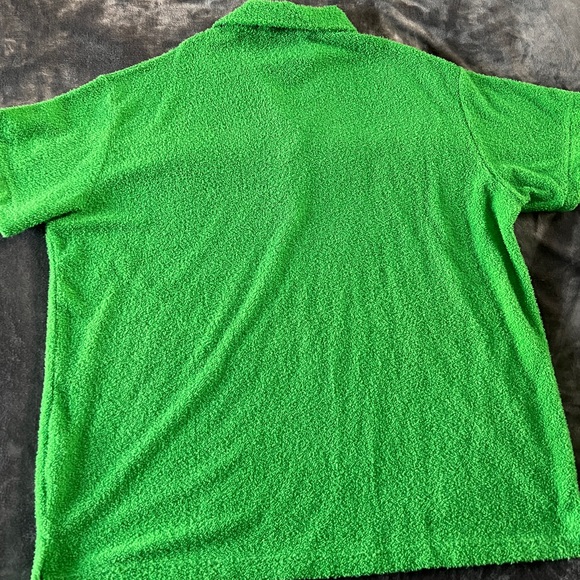 TheOpen product green terry shirt dress size L/XL - Picture 8 of 10